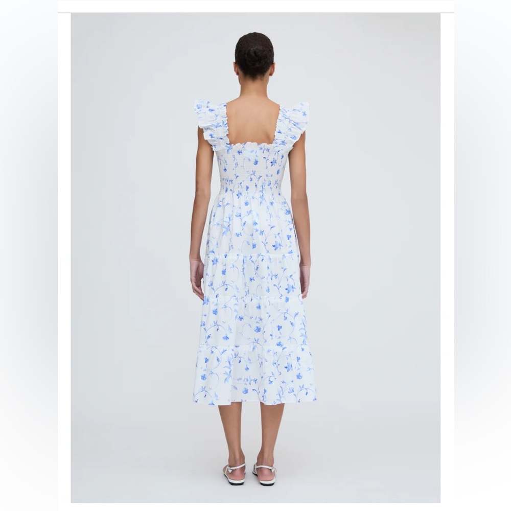 Hill House Ellie Nap Dress in Blue Botanical by Hill House Home Size Large - Picture 4 of 14